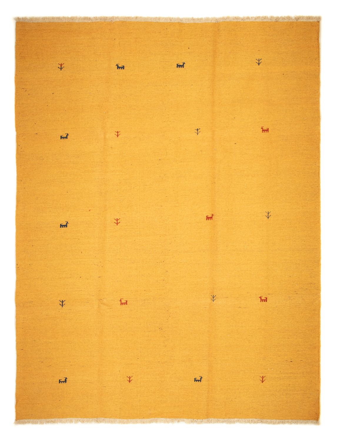 Tapis Gabbeh - Persan - 287 x 200 cm - or