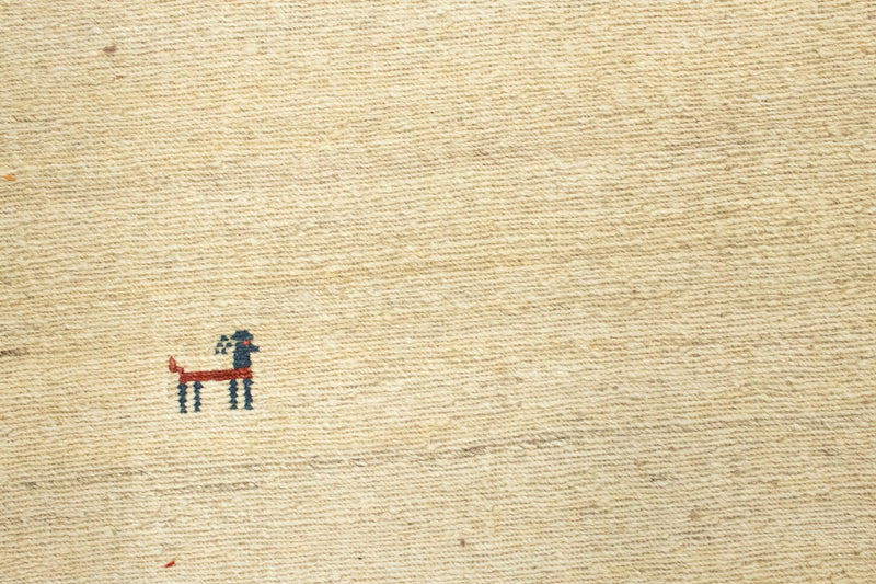 Tapis Gabbeh - Persan - 206 x 158 cm - beige