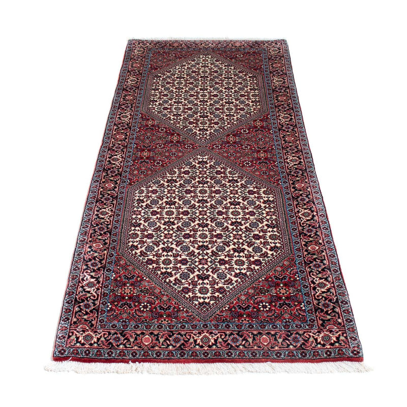 Tapis de couloir Tapis persan - Bidjar - 192 x 74 cm - beige