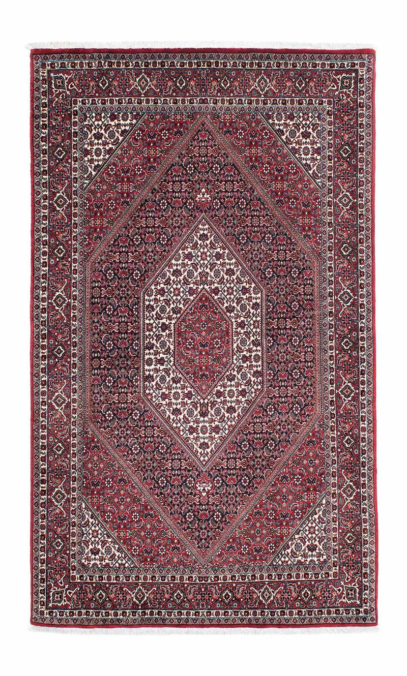 Tapis persan - Bidjar - 204 x 129 cm - rouge clair