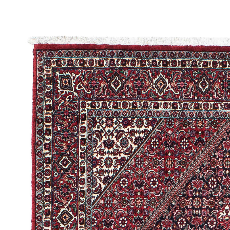 Tapis persan - Bidjar - 204 x 129 cm - rouge clair
