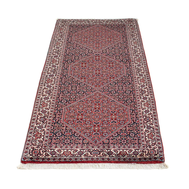 Tapis de couloir Tapis persan - Bidjar - 197 x 72 cm - rouge