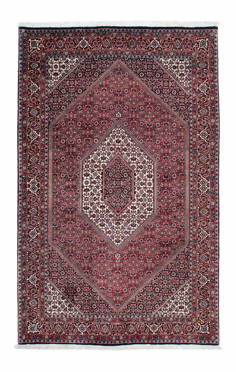 Tapis persan - Bidjar - 200 x 130 cm - rouge clair