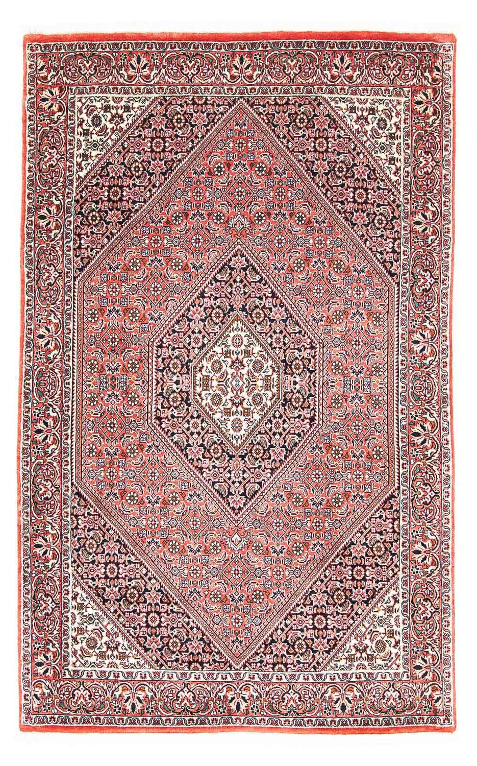 Tapis persan - Bidjar - 168 x 109 cm - saumon
