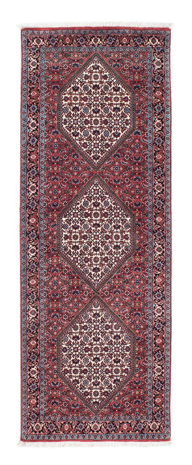 Tapis de couloir Tapis persan - Bidjar - 210 x 74 cm - rouge