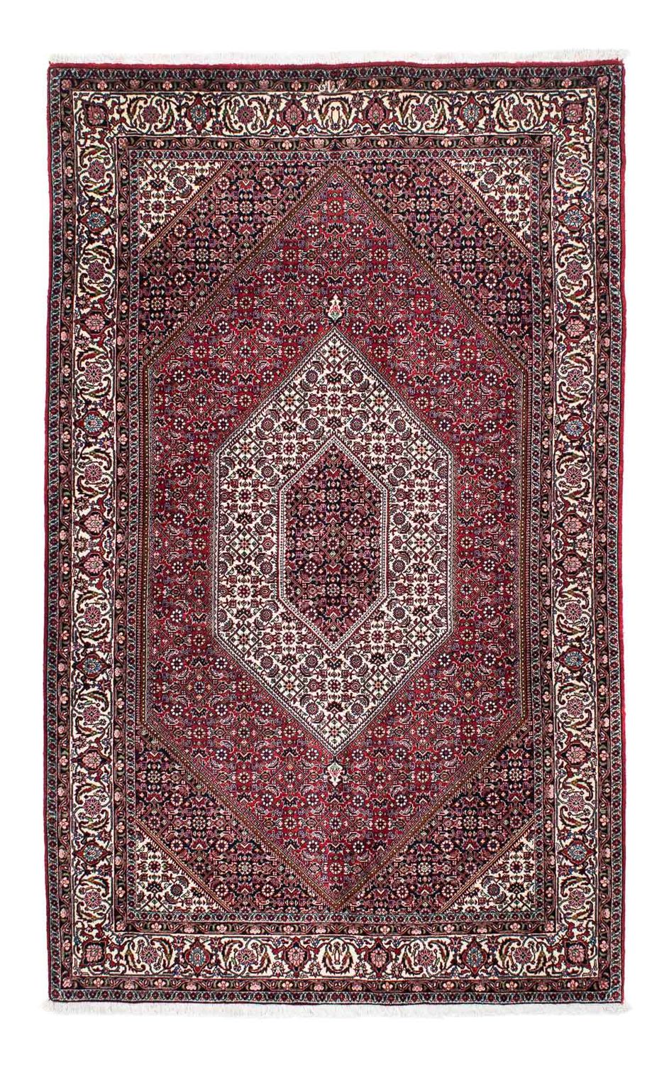 Tapis persan - Bidjar - 218 x 134 cm - rouge