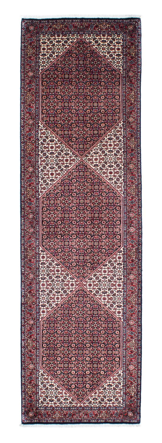 Tapis de couloir Tapis persan - Bidjar - 300 x 84 cm - bleu foncé