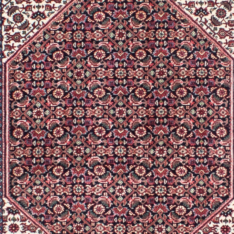 Tapis de couloir Tapis persan - Bidjar - 300 x 84 cm - bleu foncé