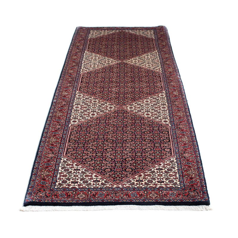 Tapis de couloir Tapis persan - Bidjar - 300 x 84 cm - bleu foncé