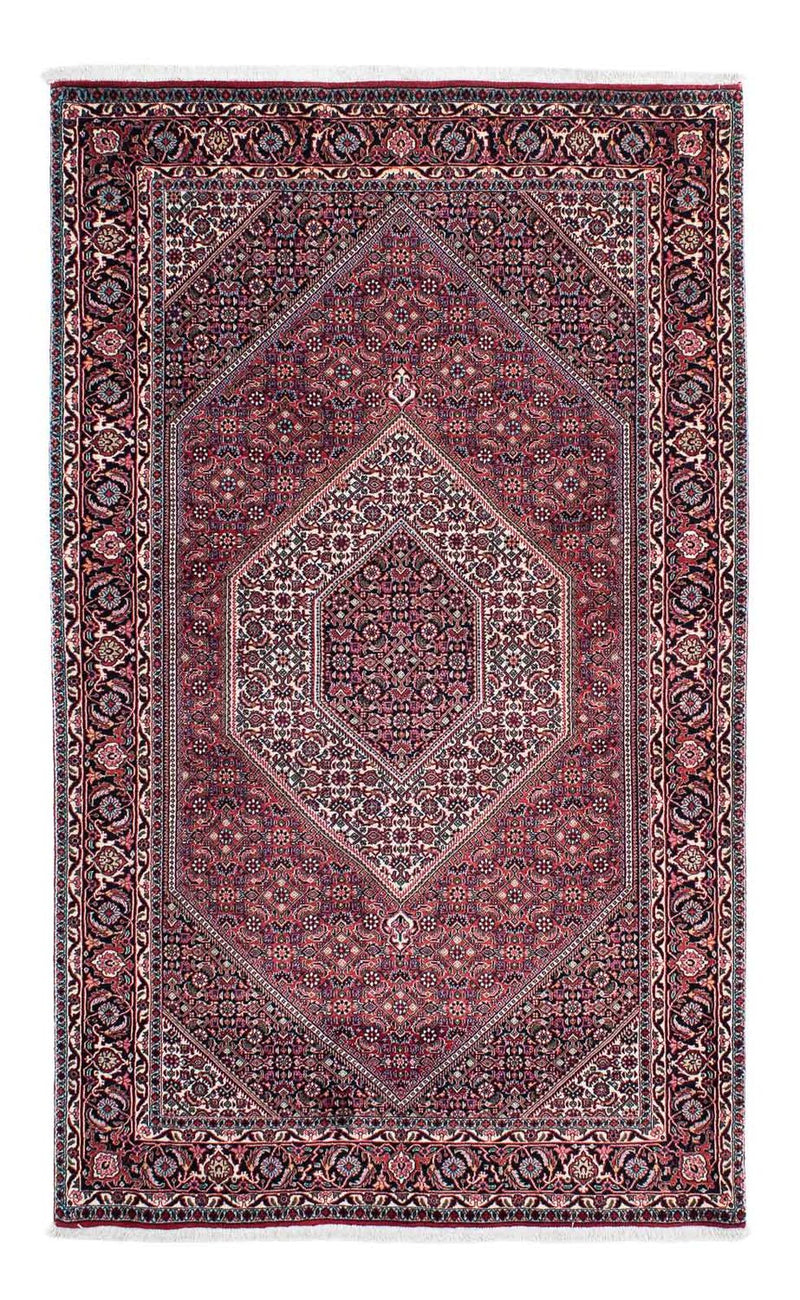 Tapis persan - Bidjar - 205 x 128 cm - rouge clair