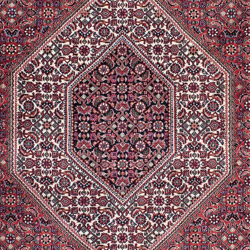 Tapis persan - Bidjar - 205 x 128 cm - rouge clair
