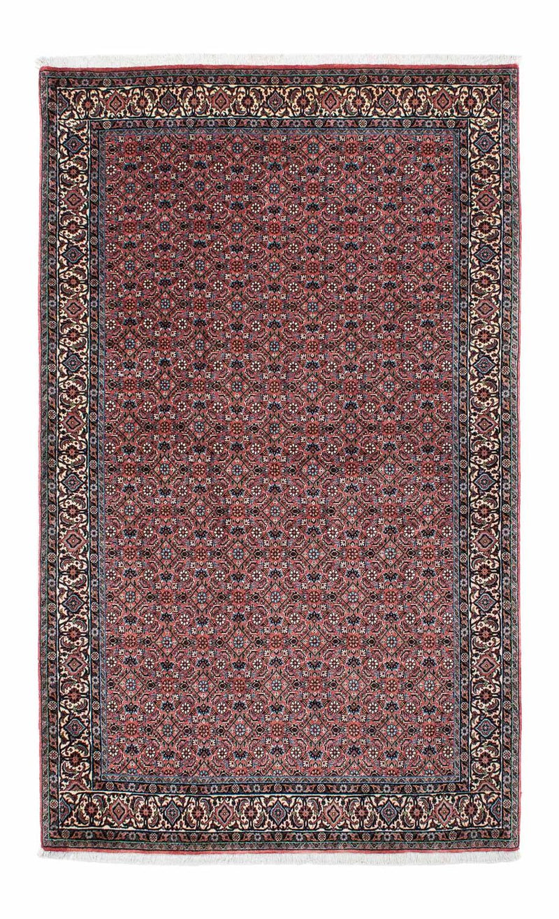 Tapis persan - Bidjar - 210 x 132 cm - rouge clair
