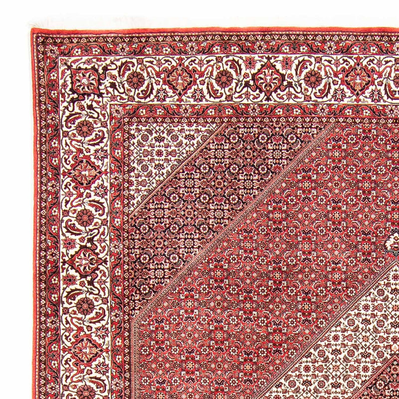 Tapis persan - Bidjar - 312 x 256 cm - rouge clair