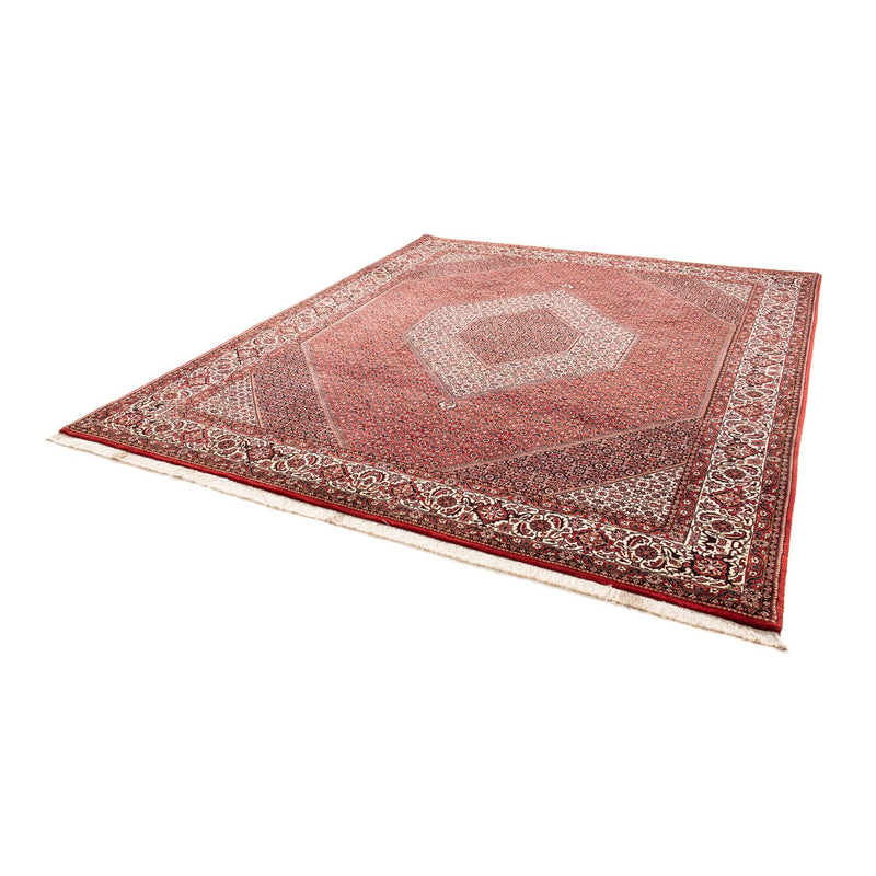 Tapis persan - Bidjar - 312 x 256 cm - rouge clair