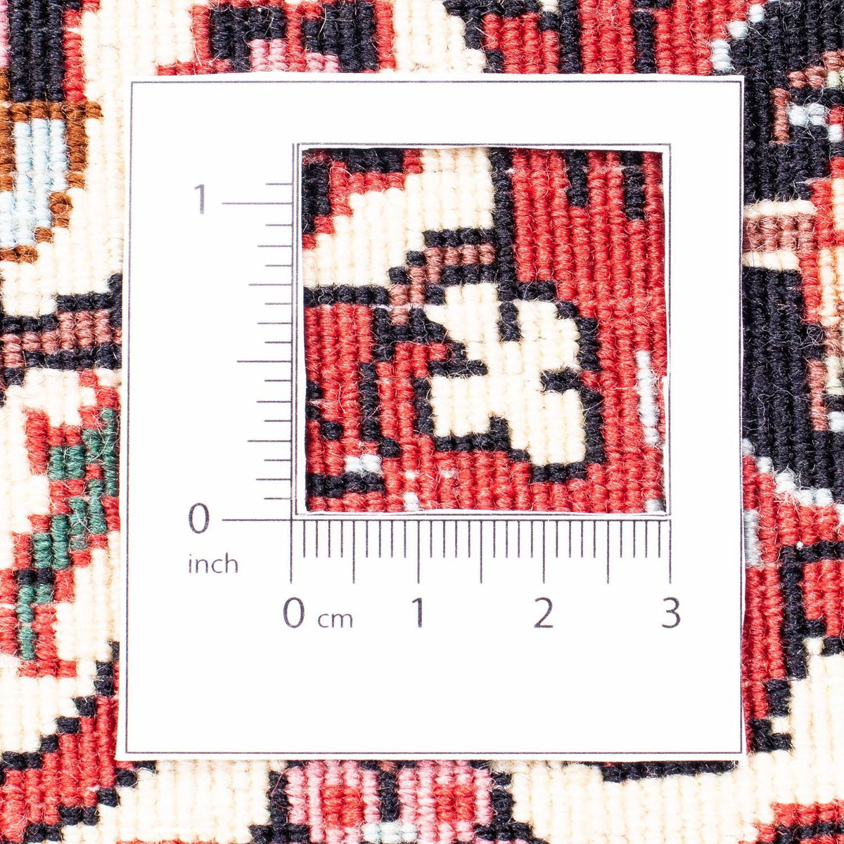 Tapis persan - Bidjar - 312 x 256 cm - rouge clair