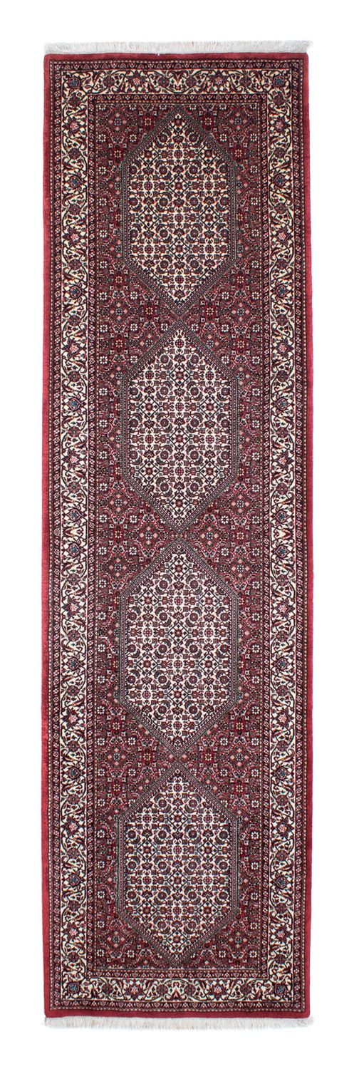 Tapis de couloir Tapis persan - Bidjar - 317 x 85 cm - rouge