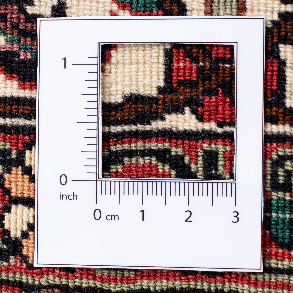 Tapis persan - Bidjar - 236 x 172 cm - rouge foncé