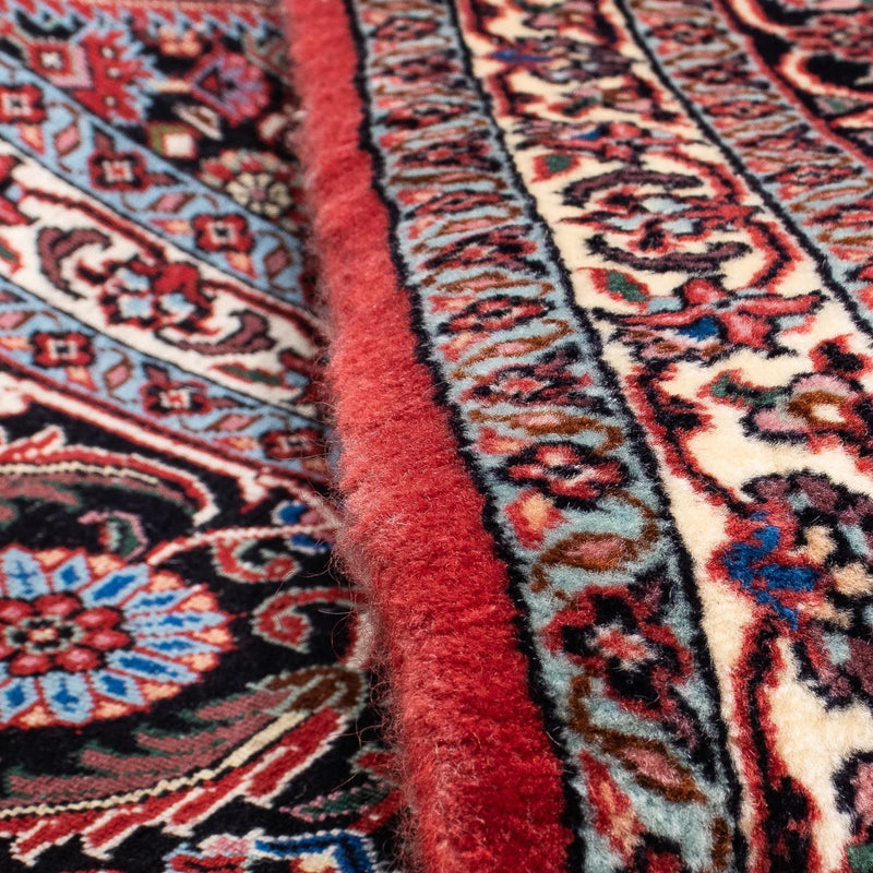 Tapis persan - Bidjar - 305 x 253 cm - rouge foncé