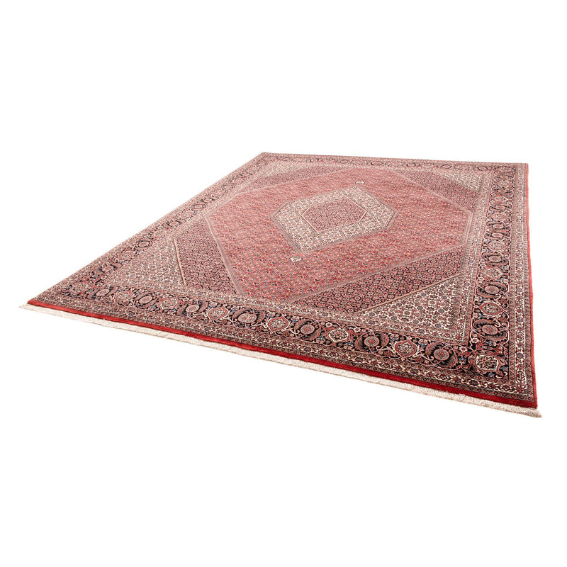 Tapis persan - Bidjar - 305 x 253 cm - rouge foncé
