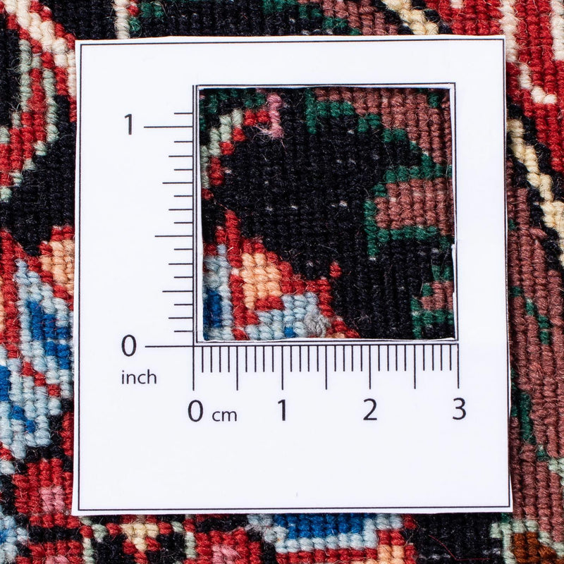 Tapis persan - Bidjar - 305 x 253 cm - rouge foncé