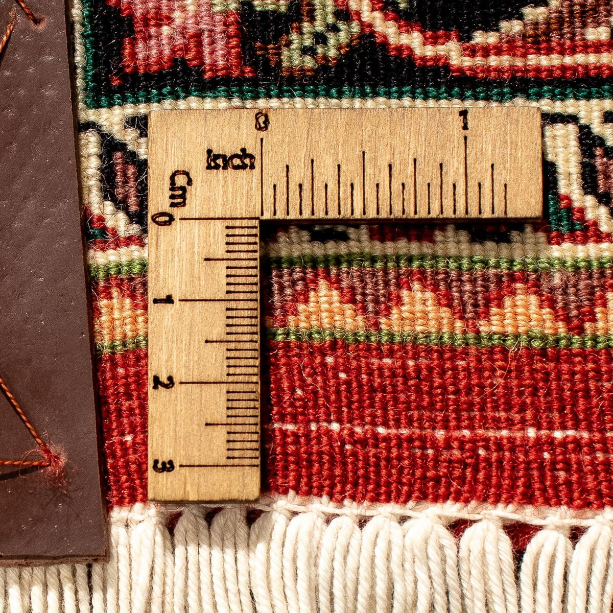 Tapis de couloir Tapis persan - Bidjar - 314 x 85 cm - rouge foncé