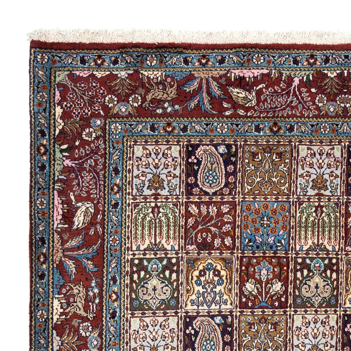 Tapis persan - Classique - 235 x 173 cm - rouge foncé