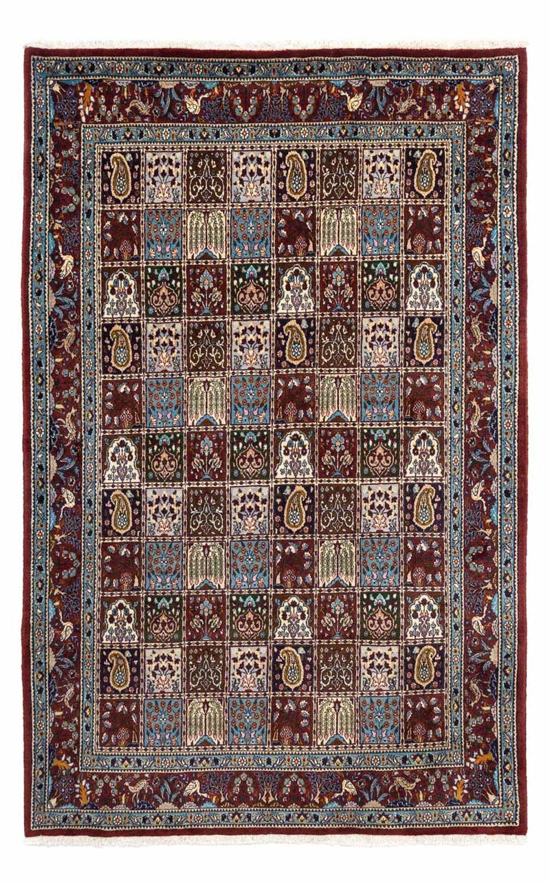 Tapis persan - Classique - 242 x 165 cm - rouge foncé