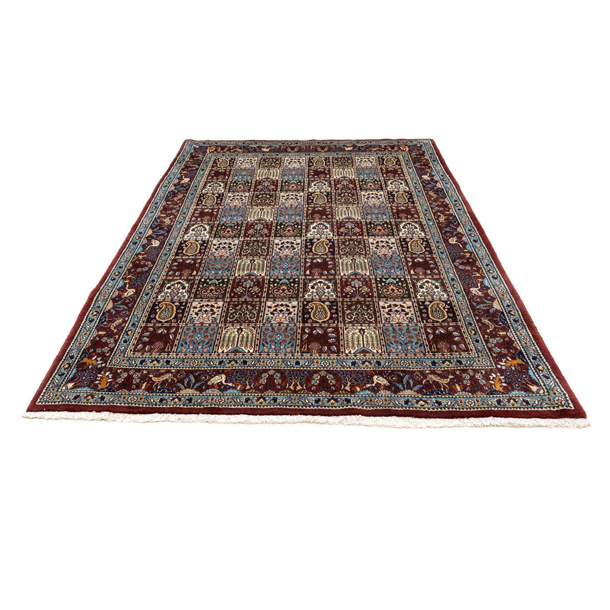 Tapis persan - Classique - 242 x 165 cm - rouge foncé