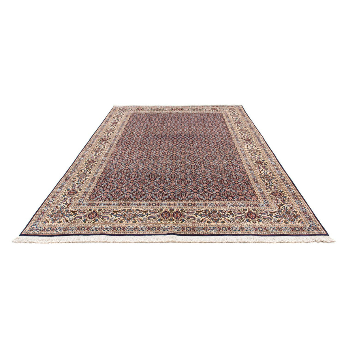 Tapis persan - Classique - 298 x 202 cm - bleu foncé