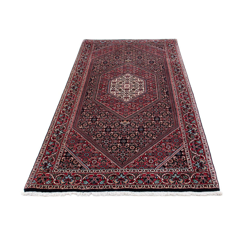 Tapis de couloir Tapis persan - Bidjar - 209 x 98 cm - bleu foncé