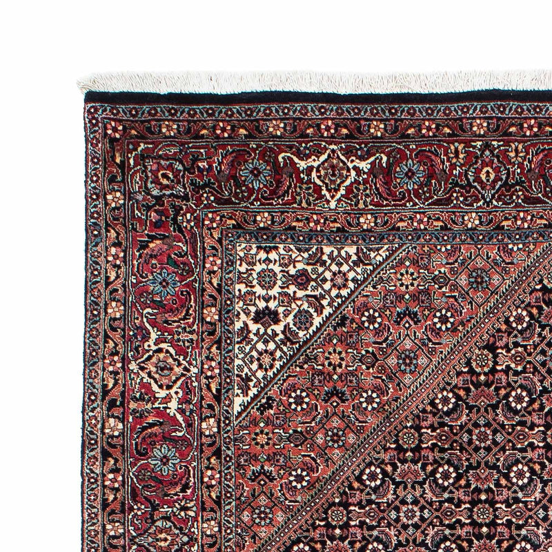 Tapis persan - Bidjar - 211 x 130 cm - bleu foncé