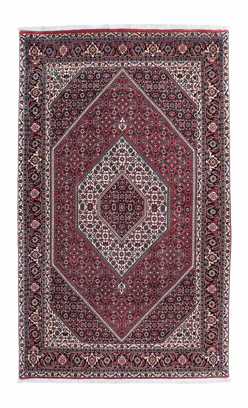 Tapis persan - Bidjar - 217 x 131 cm - rouge clair