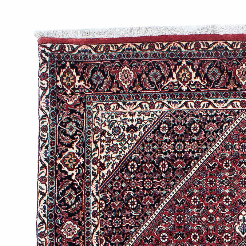 Tapis persan - Bidjar - 217 x 131 cm - rouge clair