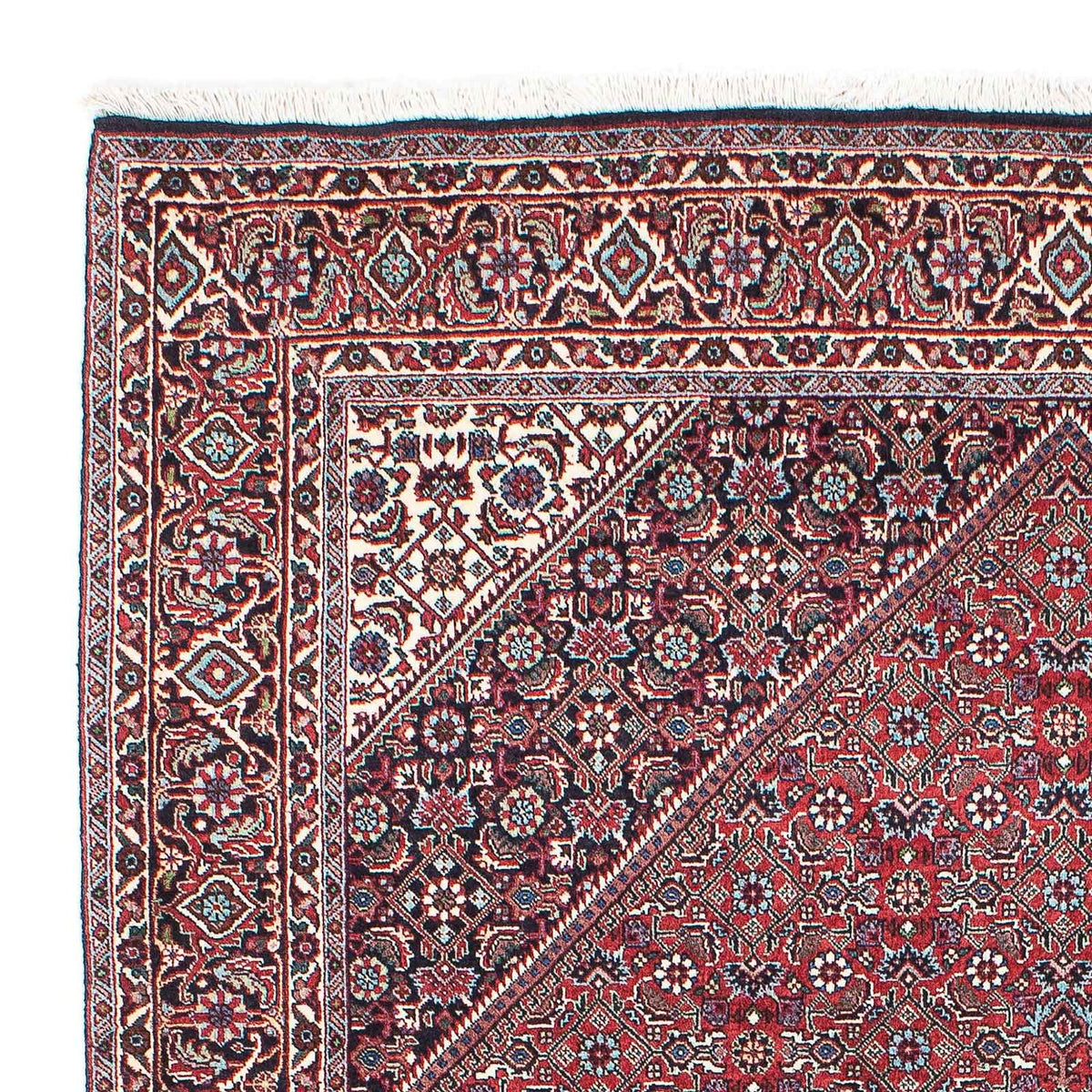 Tapis persan - Bidjar - 212 x 133 cm - bleu foncé