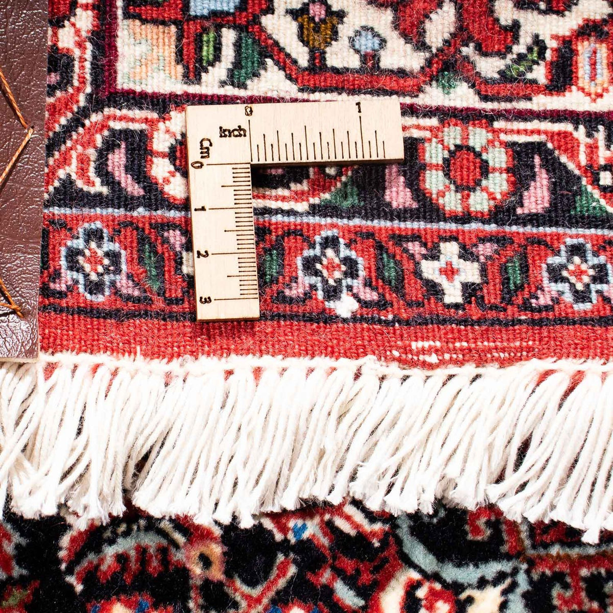 Tapis persan - Bidjar - 242 x 171 cm - rouge clair