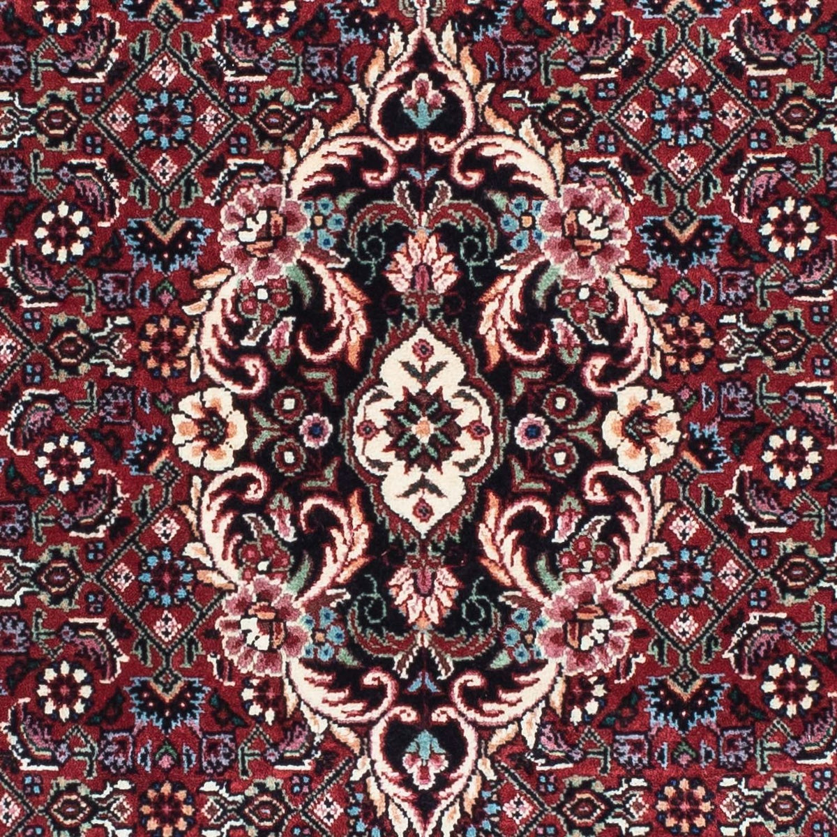 Tapis de couloir Tapis persan - Bidjar - 200 x 73 cm - rouge