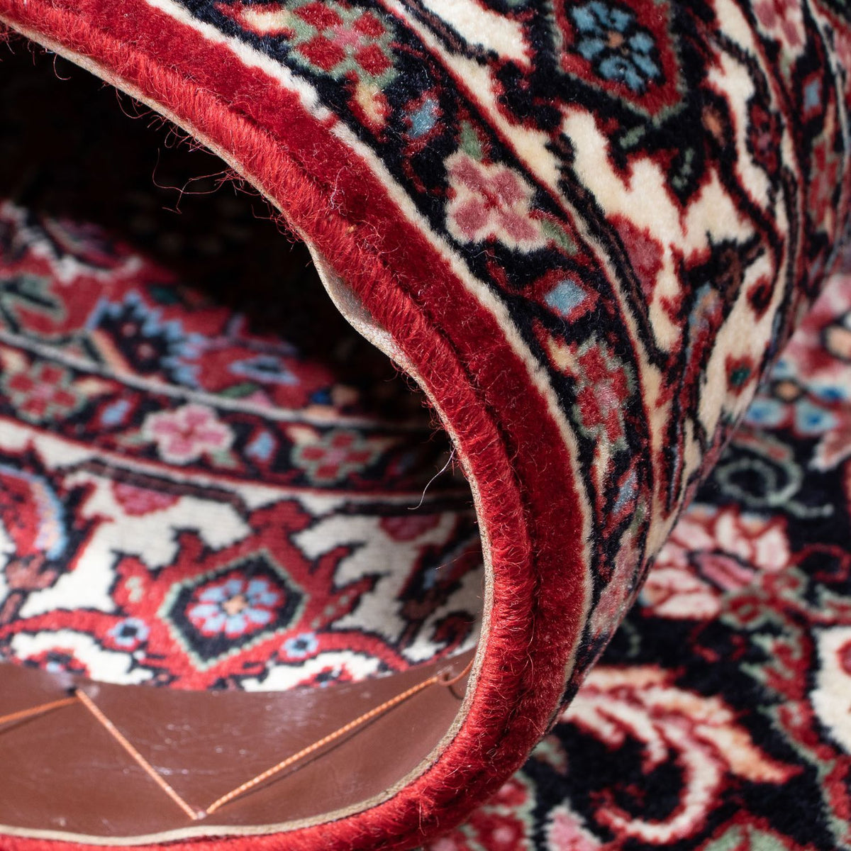 Tapis de couloir Tapis persan - Bidjar - 200 x 73 cm - rouge