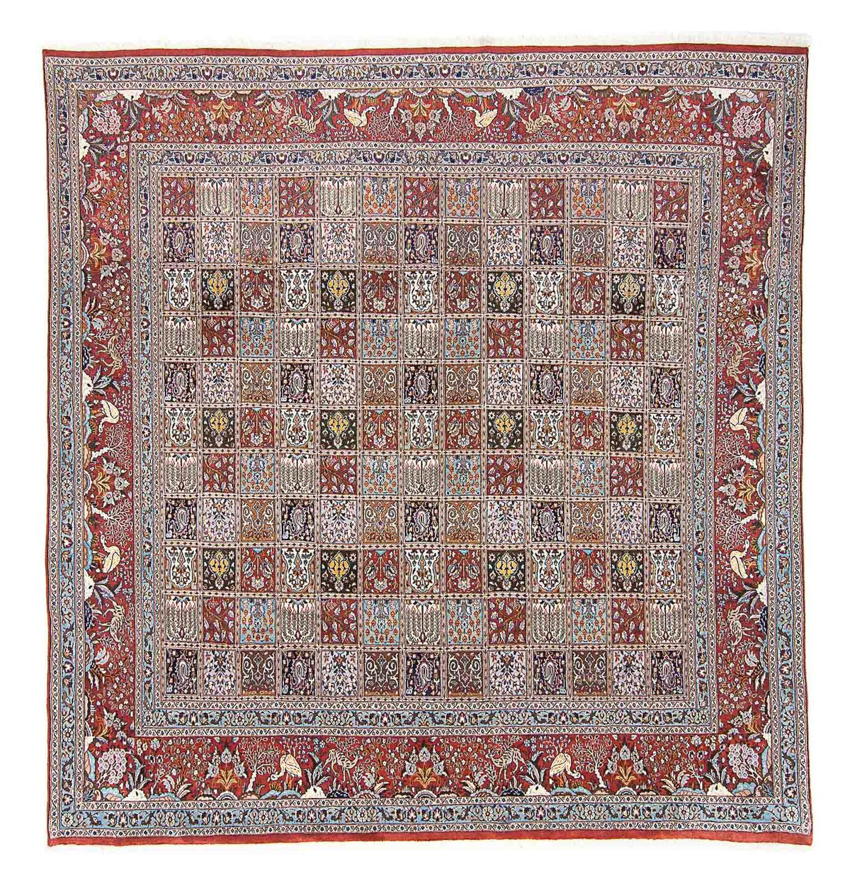 Tapis persan - Classique carré  - 301 x 298 cm - multicolore