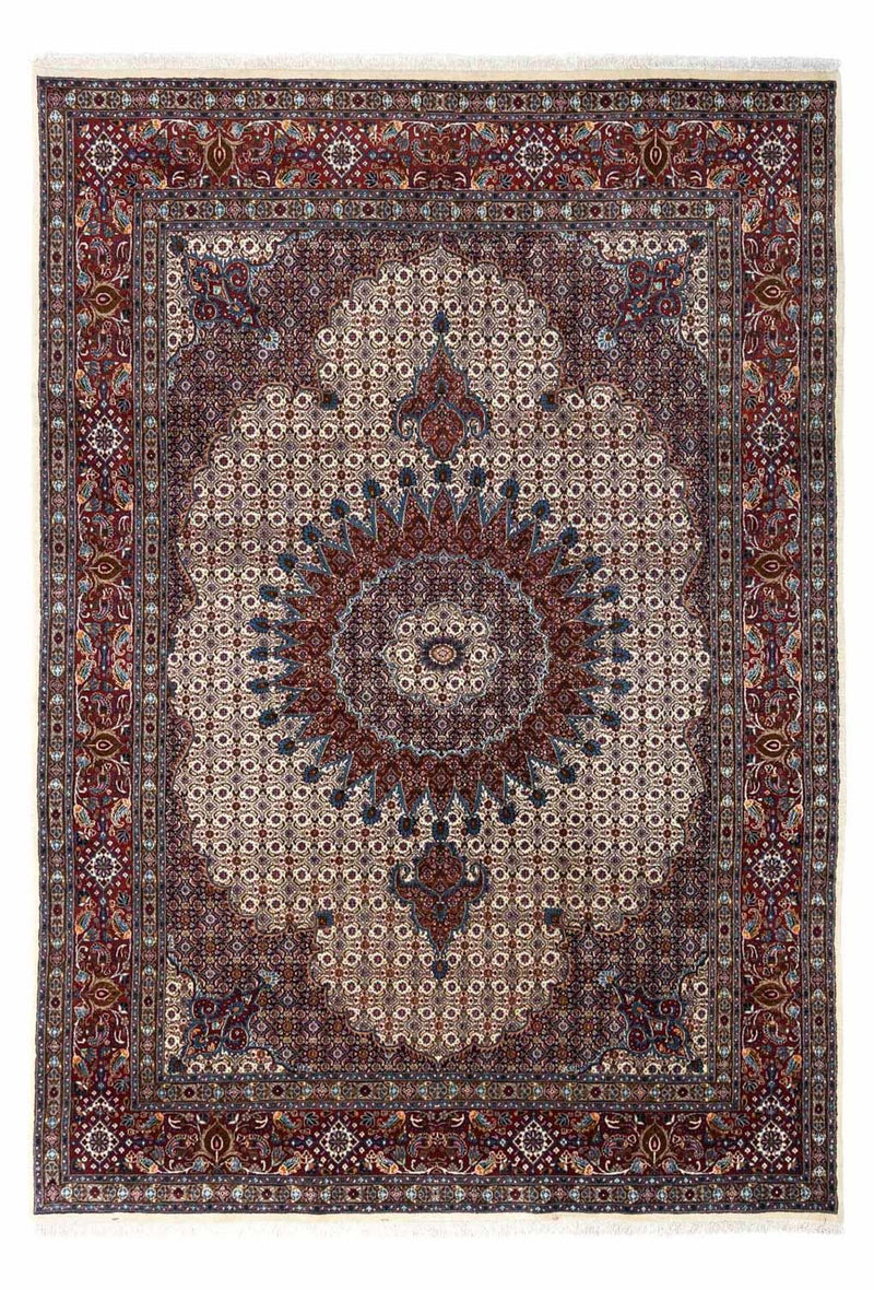 Tapis persan - Classique - 343 x 243 cm - rouge foncé