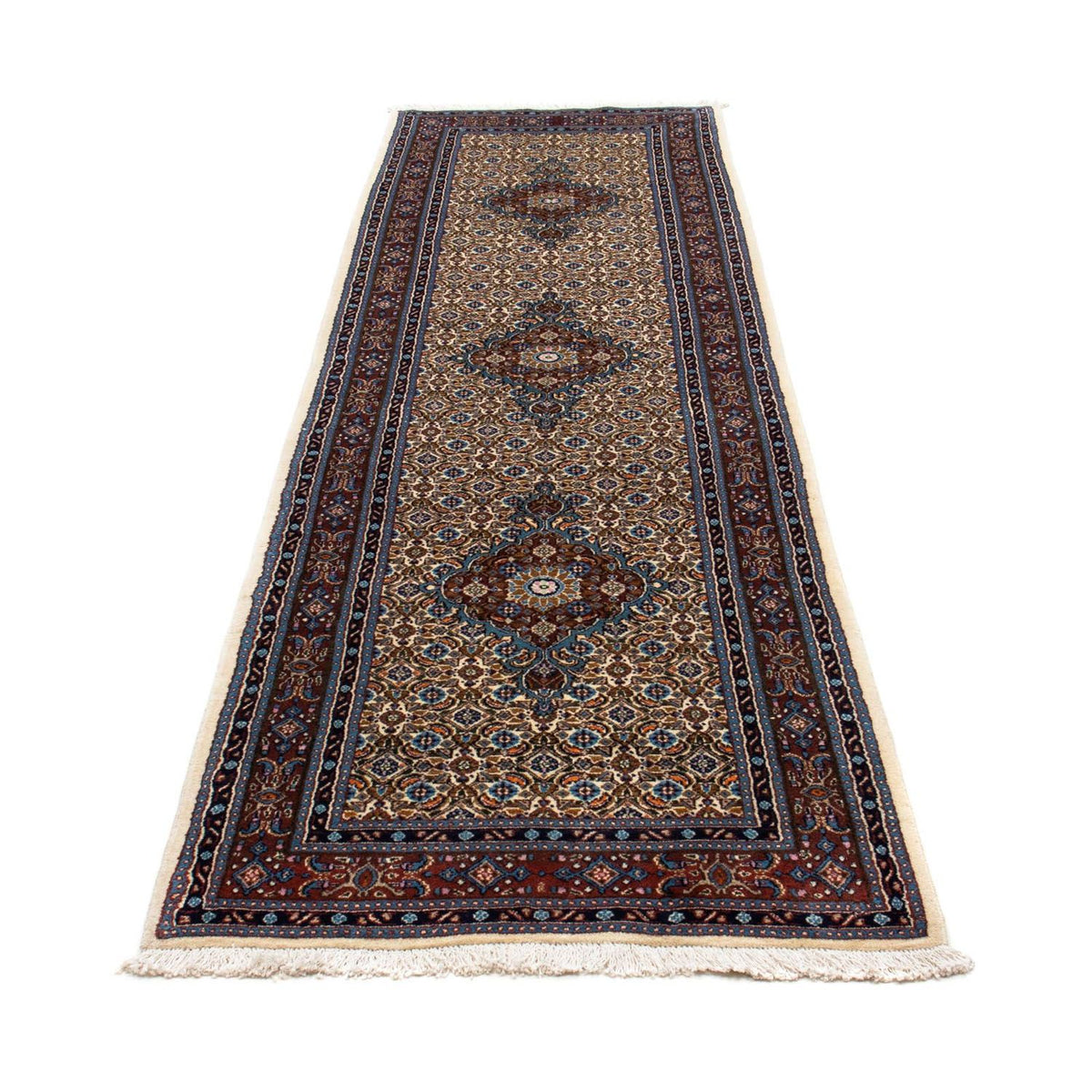 Tapis de couloir Tapis persan - Classique - 295 x 82 cm - beige