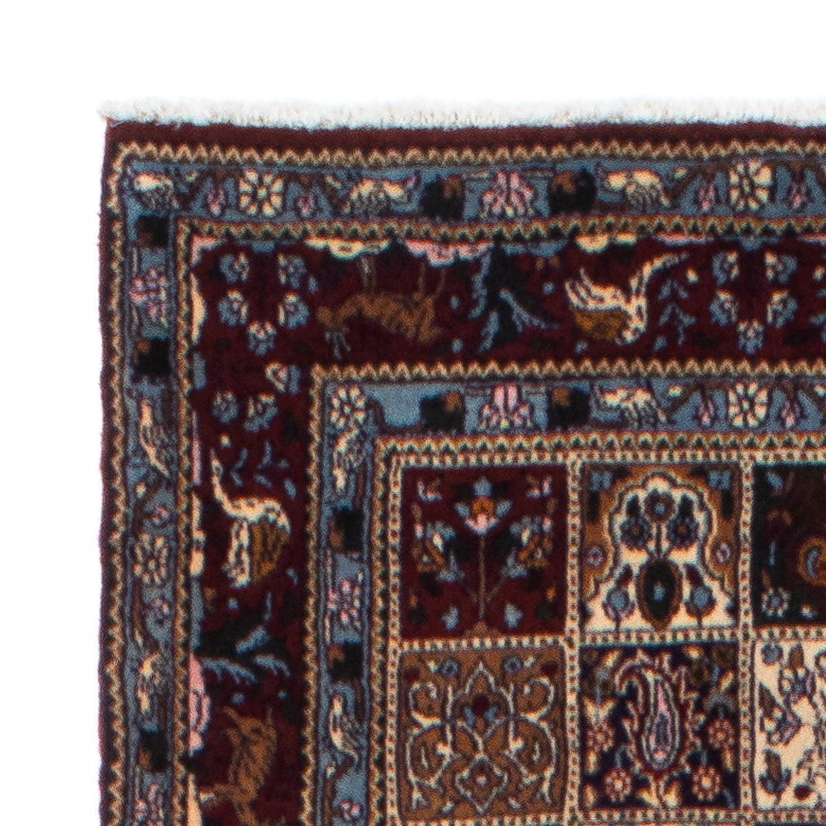 Tapis de couloir Tapis persan - Classique - 298 x 80 cm - rouge foncé