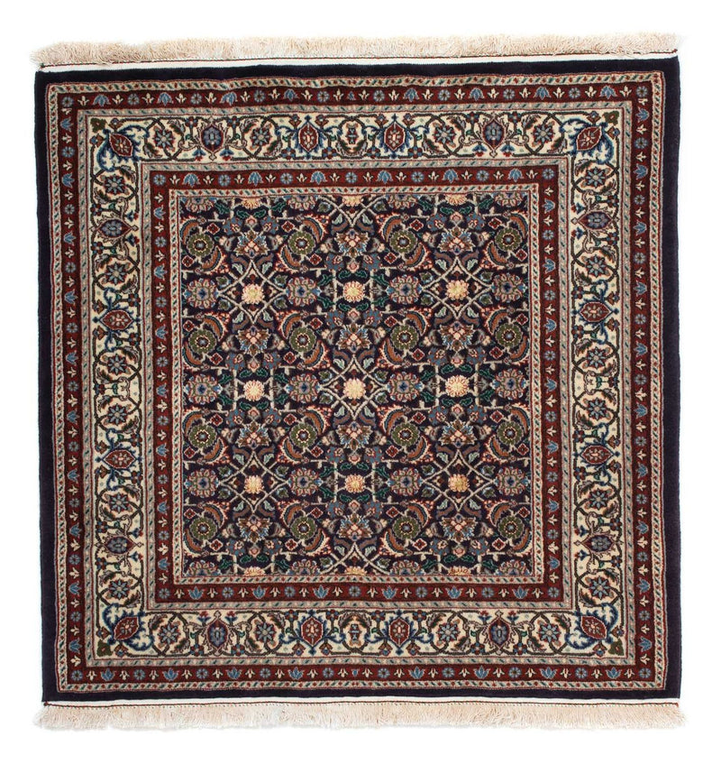 Tapis persan - Classique carré  - 104 x 101 cm - bleu foncé