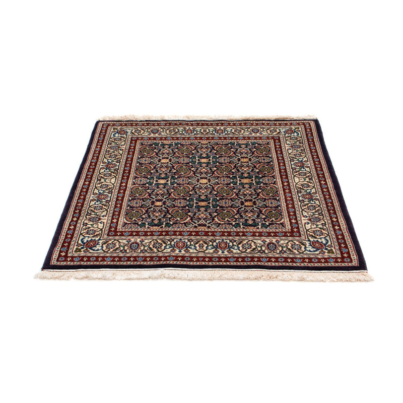 Tapis persan - Classique carré  - 104 x 101 cm - bleu foncé