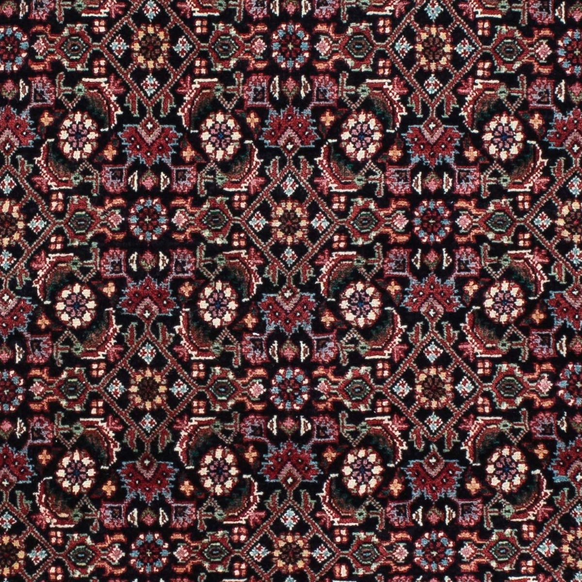 Tapis de couloir Tapis persan - Bidjar - 194 x 72 cm - bleu foncé