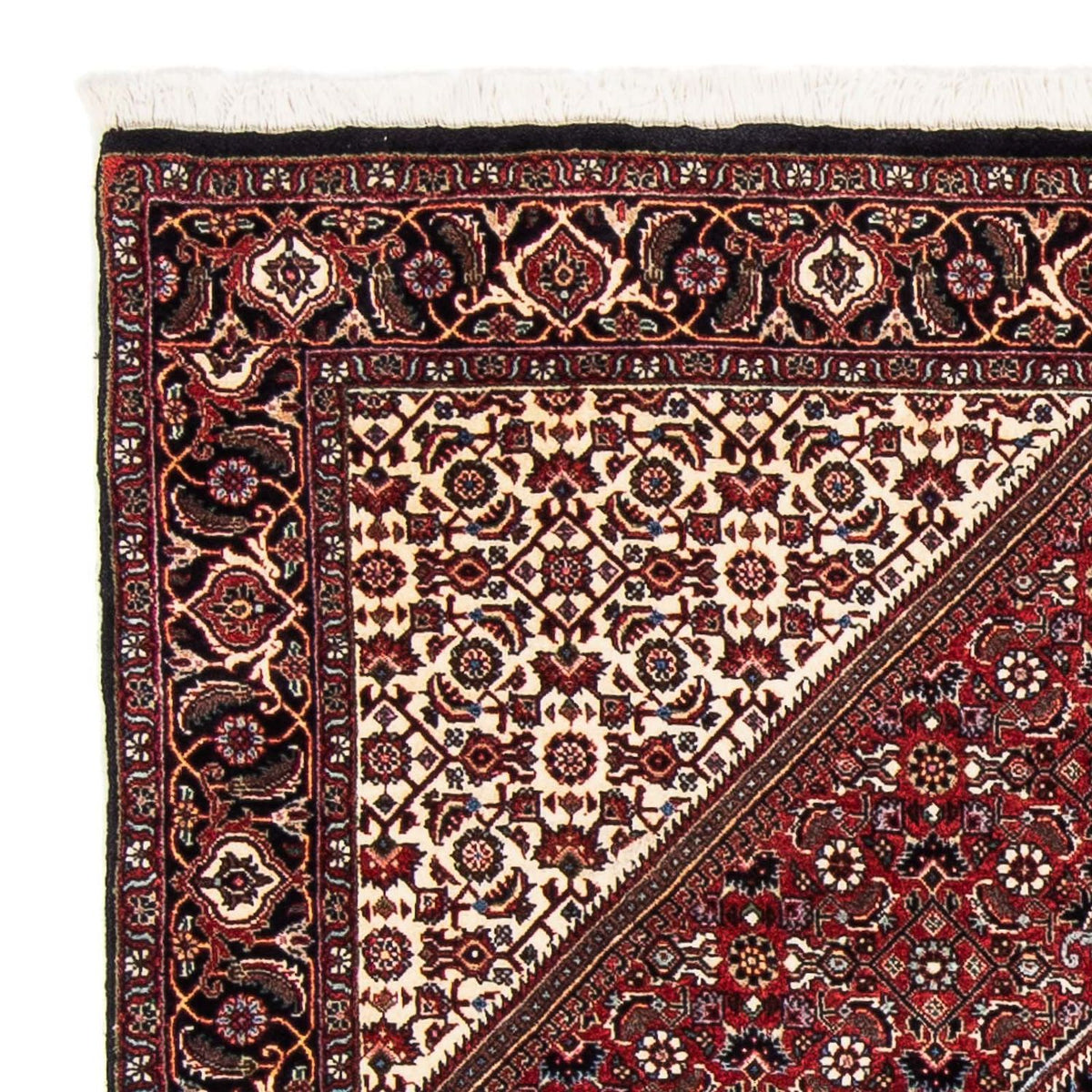 Tapis persan - Bidjar - 177 x 112 cm - rouge foncé