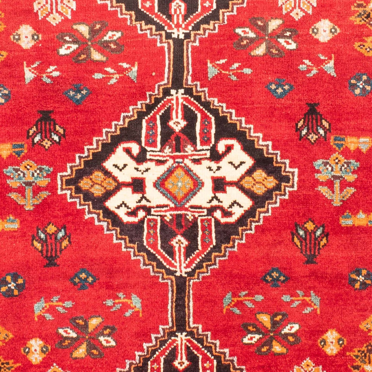 Tapis persan - Nomadic - 167 x 115 cm - rouge foncé