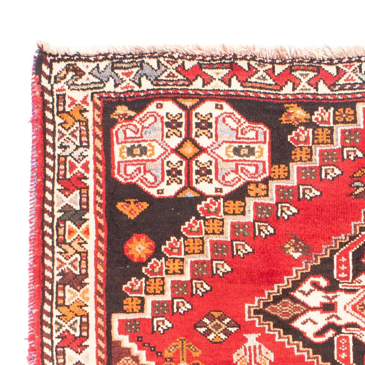 Tapis persan - Nomadic - 167 x 115 cm - rouge foncé