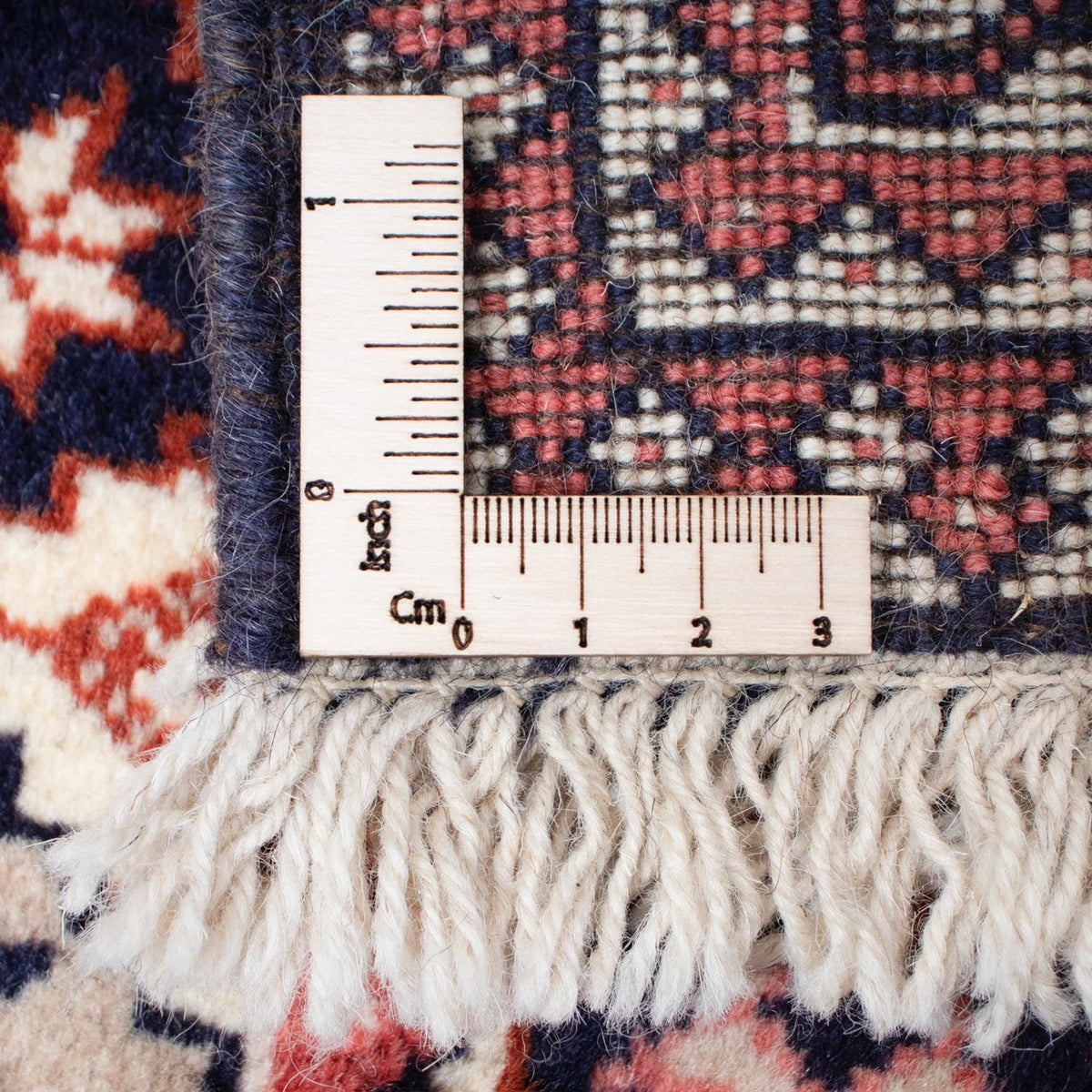 Tapis persan - Nomadic - 142 x 100 cm - bleu foncé