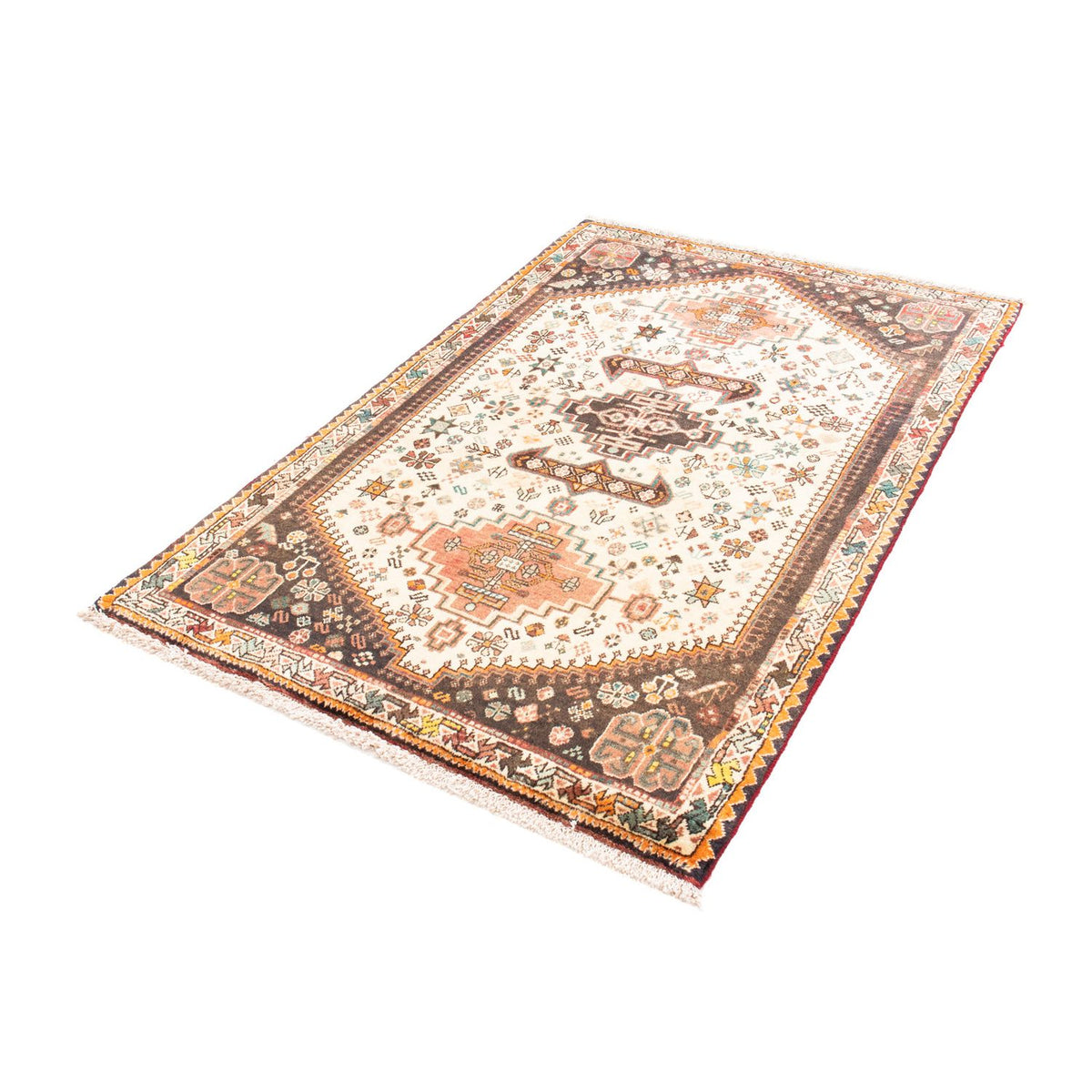 Tapis persan - Nomadic - 158 x 101 cm - beige