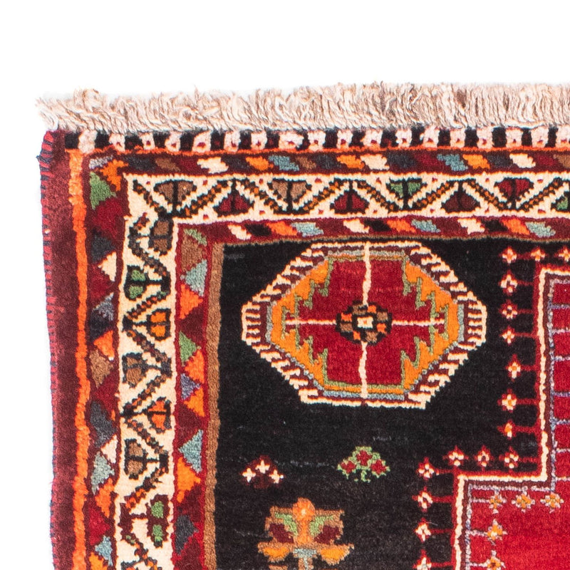 Tapis persan - Nomadic - 160 x 81 cm - rouge foncé